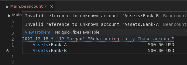 Fava started in VS Code terminal