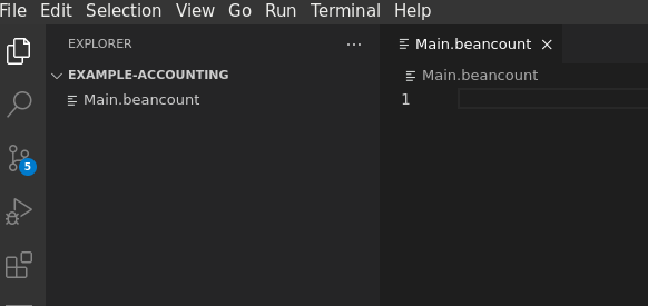 Beancount VS Code Plugin